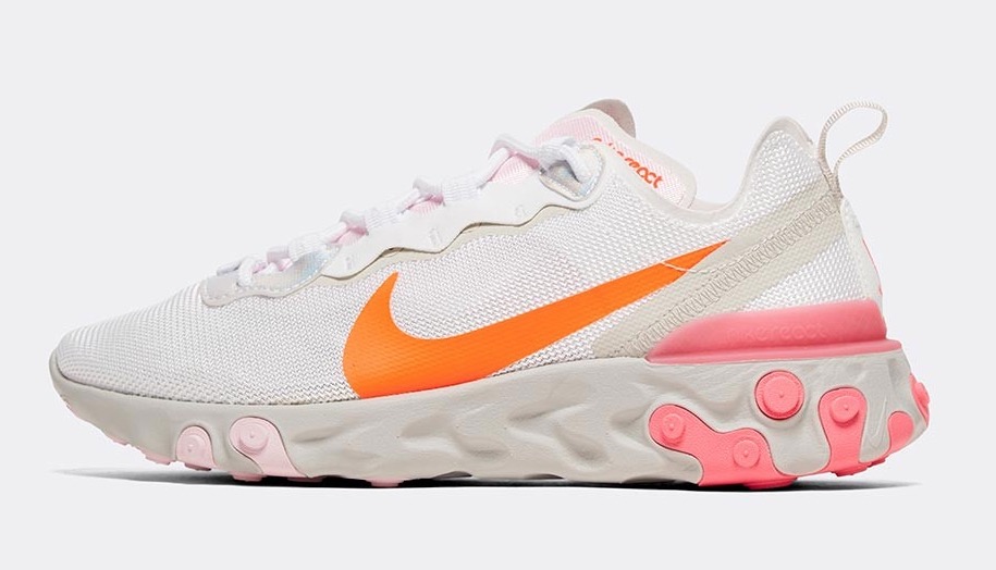 Nike React Element 55 White Digital Pink
