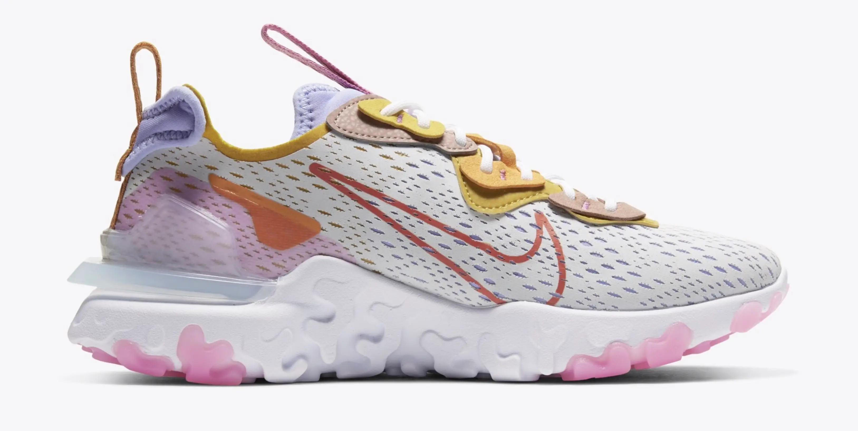 Change Up Your Collection With The Nike React Vision In Platinum & Pink ...