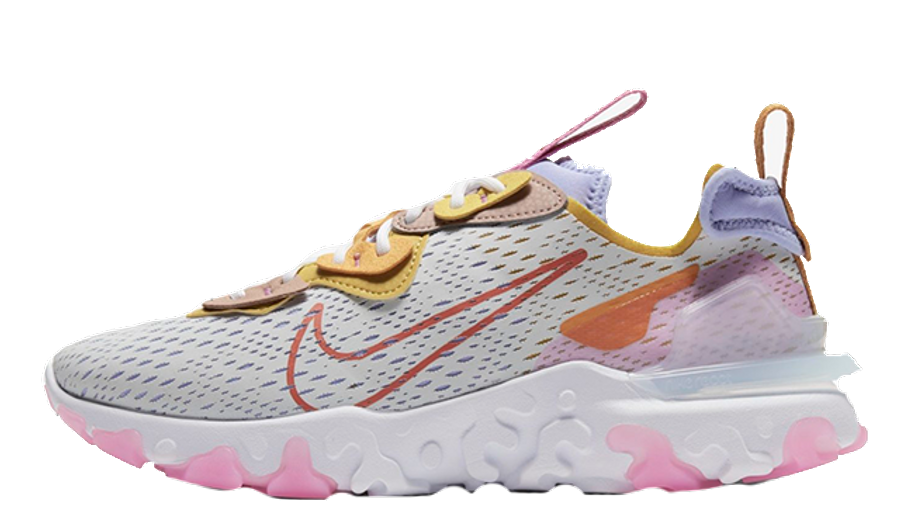 nike react vision pure platinum pink