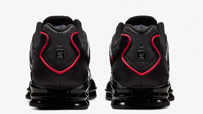 nike shox black and orange