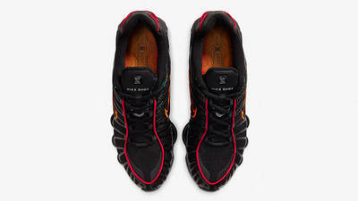 nike shox black and orange