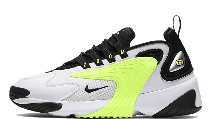 nike zoom 2k black volt white