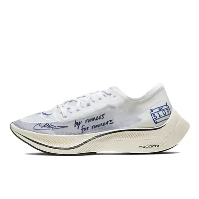 Nike zoomx vaporfly next brs white team on sale royal