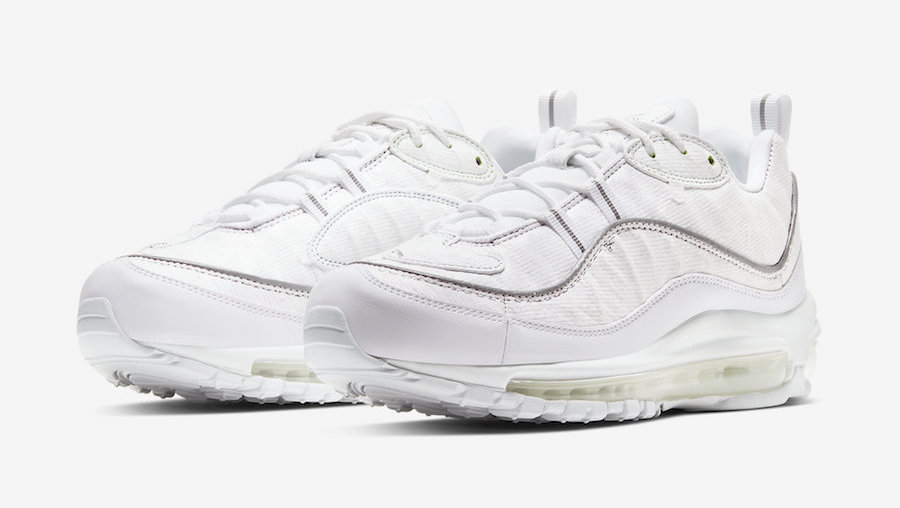 Nike. Air Max 98 Tear Away white front