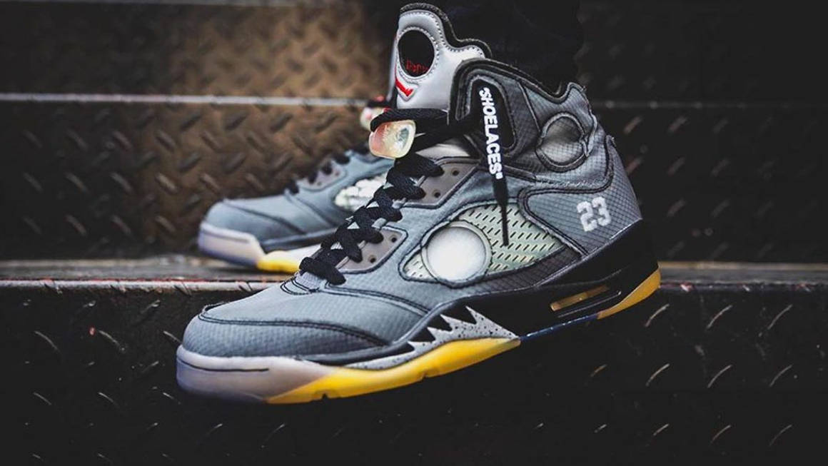 off white 5s black
