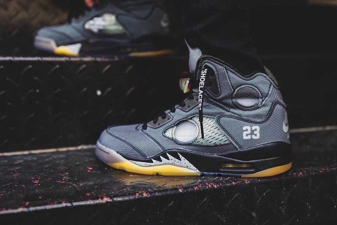 Off-White x Air Jordan 5 "Black"