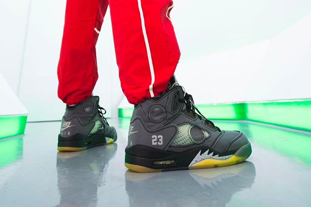Off-White x Air Jordan 5 "Black"
