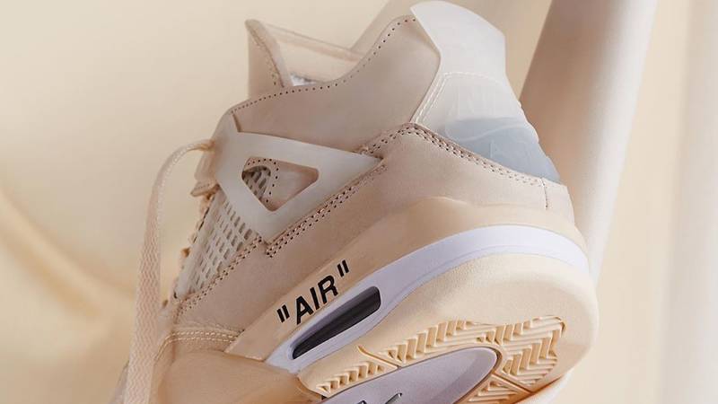 cream off white jordan 4s