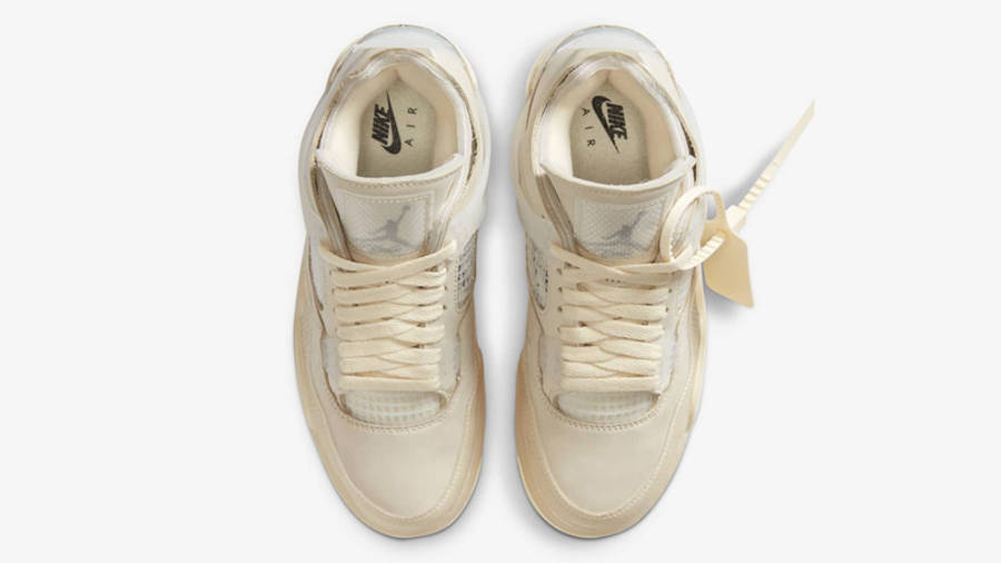 Off-White x Nike Air Jordan 4 White Middle