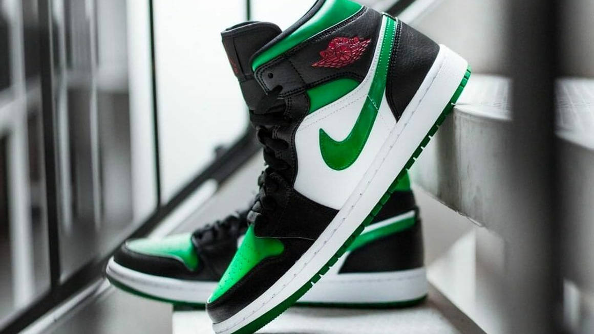 black and green jordan 1 footlocker