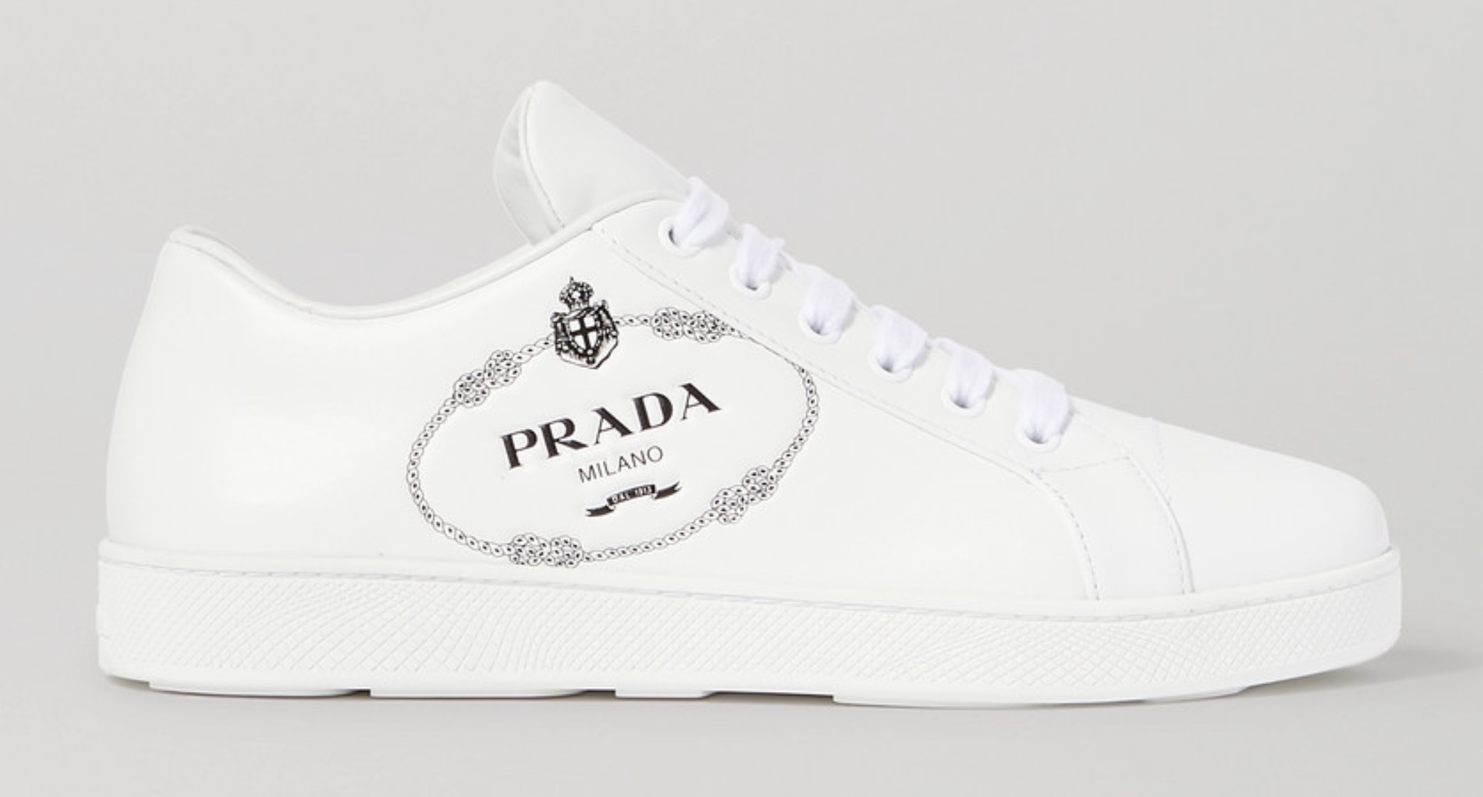 Prada White Print
