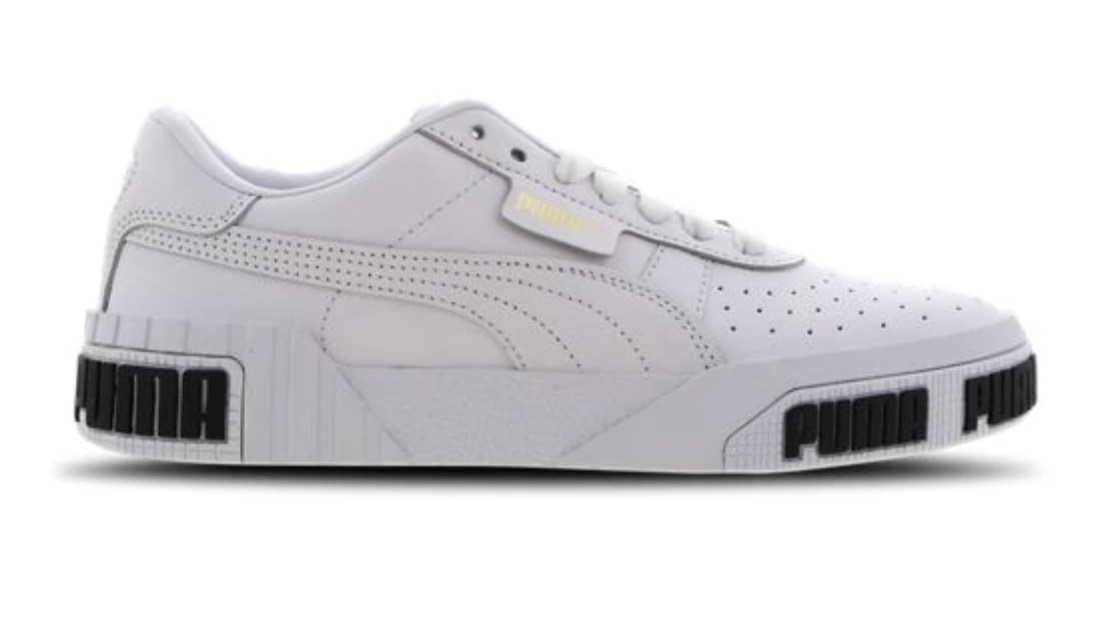 Puma Cali bold white black