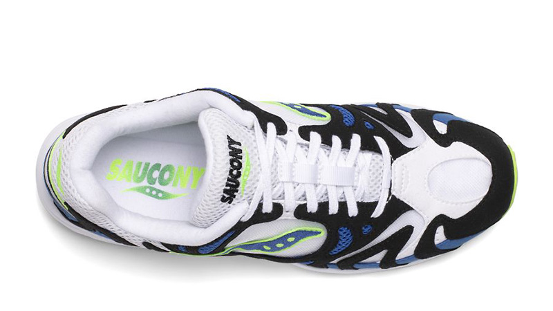 Saucony Grid Azura 2000 OG Black Blue S70489-1 middle