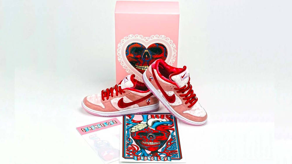 Image via StrangeLove Skateboards StrangeLove Skateboards x Nike SB Dunk