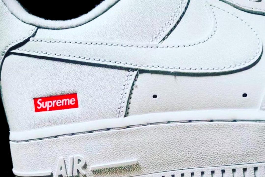The Supreme x Nike Air Force 1 Collaboration Gets Officially Unveiled