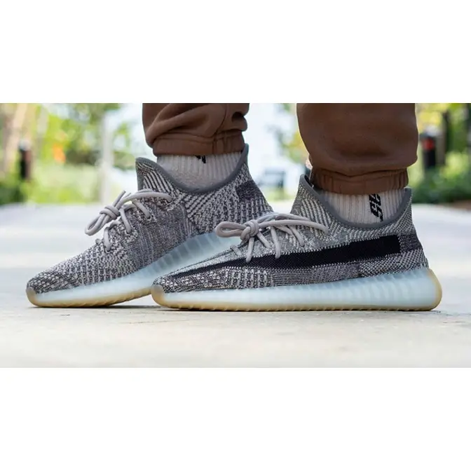 Yeezy Boost 350 V2 Zyon on foot side