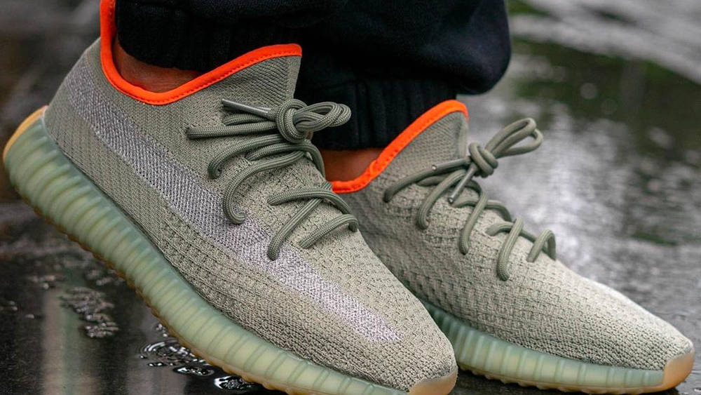 Image via yankeekicks Yeezy Boost 350 V2 "Desert Sage"