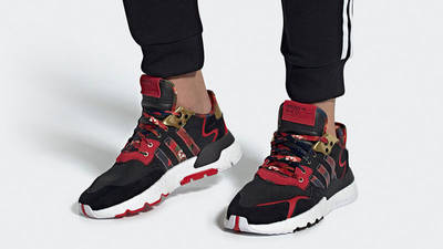adidas Nite Jogger Chinese New Year Black FW5272 on foot