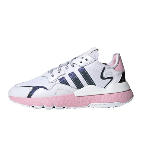 adidas Nite Jogger White Mint Pink (Women's)