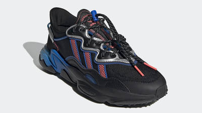 adidas Ozweego Black Red Front