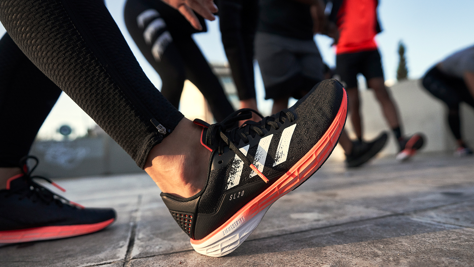 adidas SL20 on foot