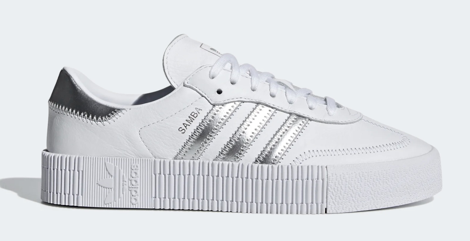 adidas Sambarose White Silver