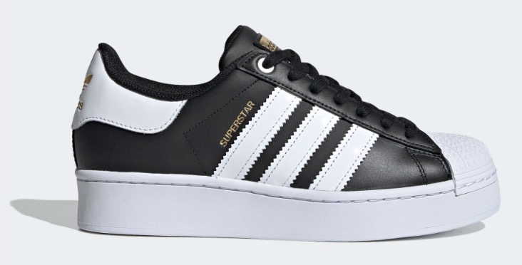 adidas Superstar Bold Black white