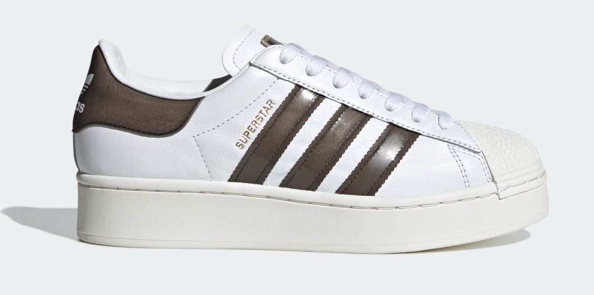 adidas Superstar Bold White Black