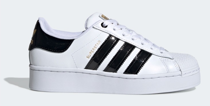 adidas Superstar Bold White black