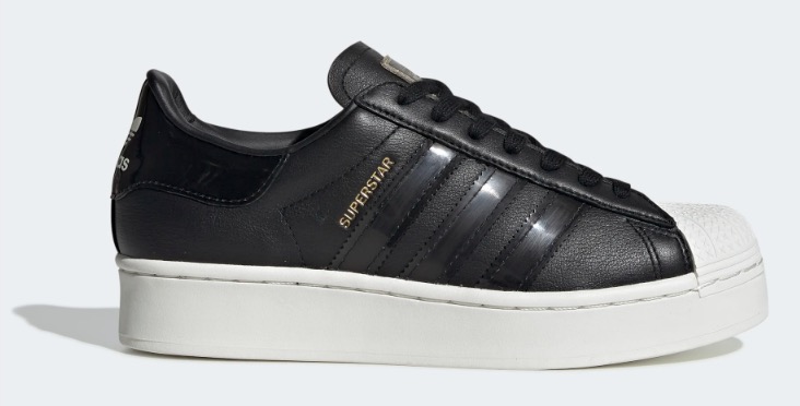 adidas Superstar Bold off white black