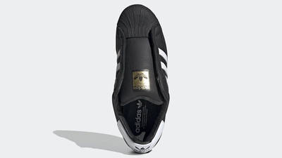 adidas Superstar Laceless Black White FV3018 middle