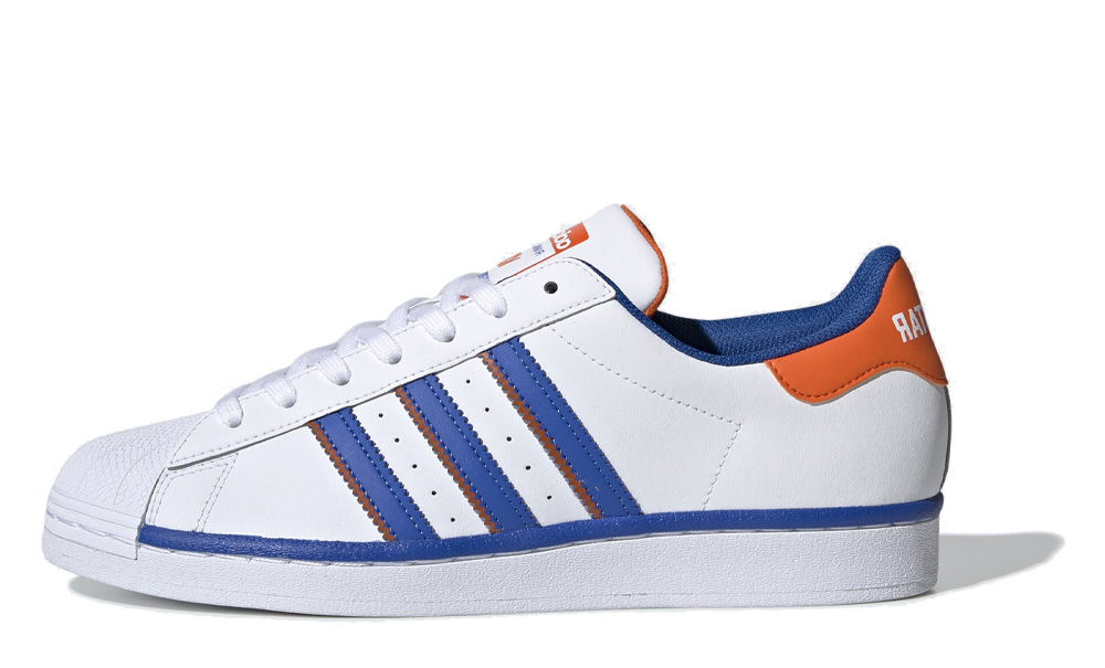 adidas superstar white blue