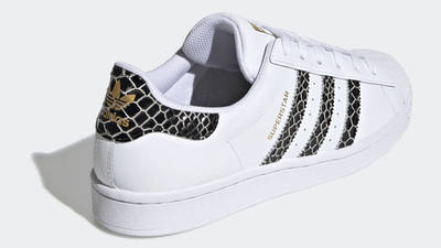 adidas Superstar White Reptile Back