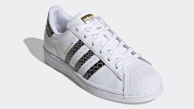 adidas Superstar White Reptile Front