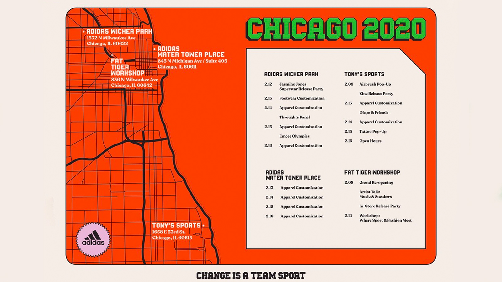 adidas chicago 2020 schedule