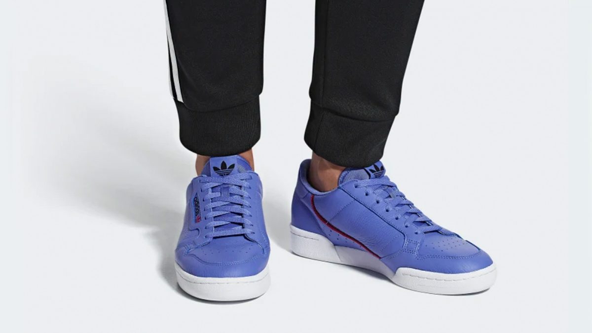 adidas continental 80 on feet