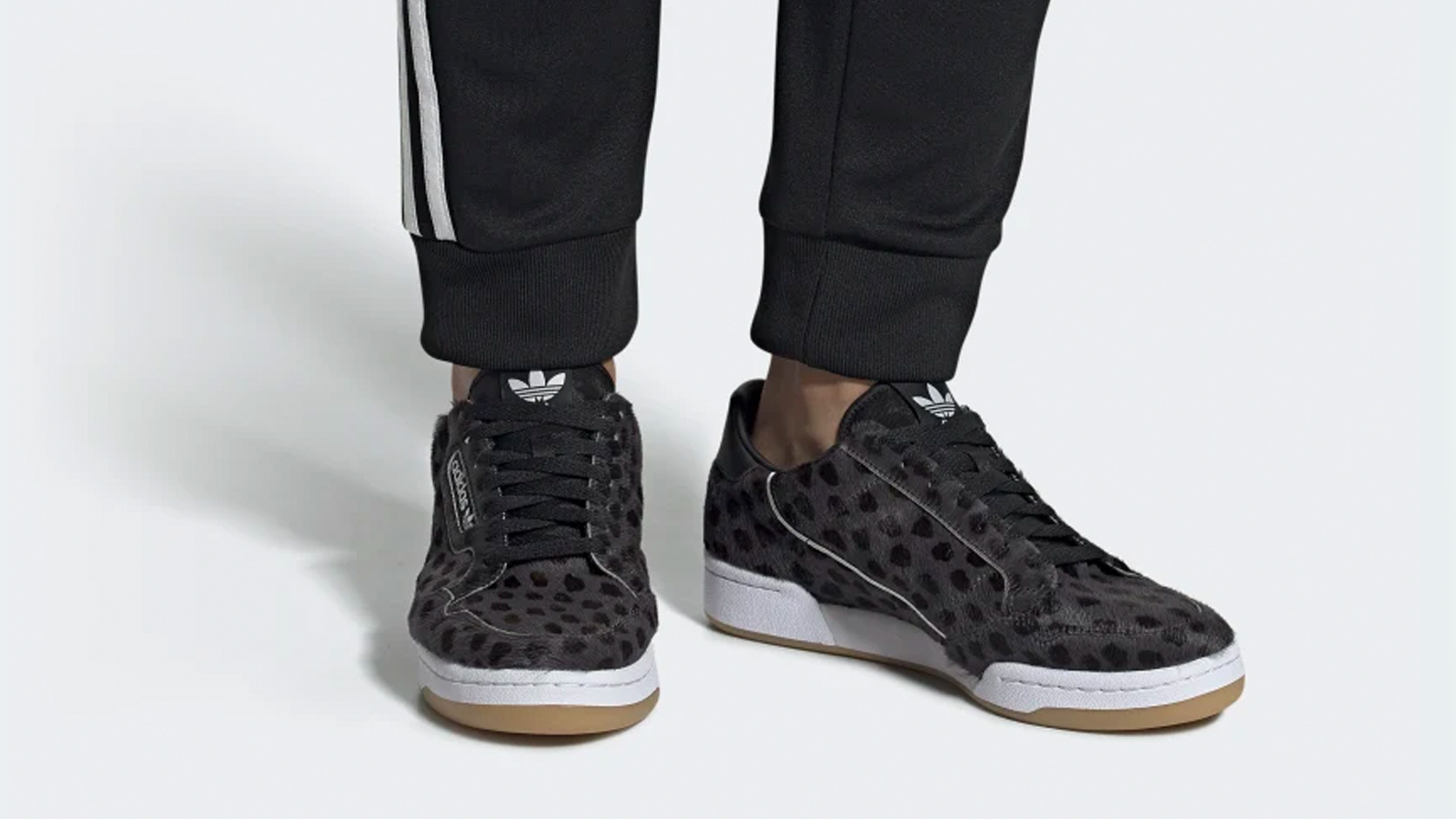 adidas continental 80 leopard print