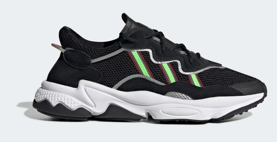 adidas ozweego black green