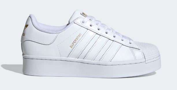 adidas superstar bold white