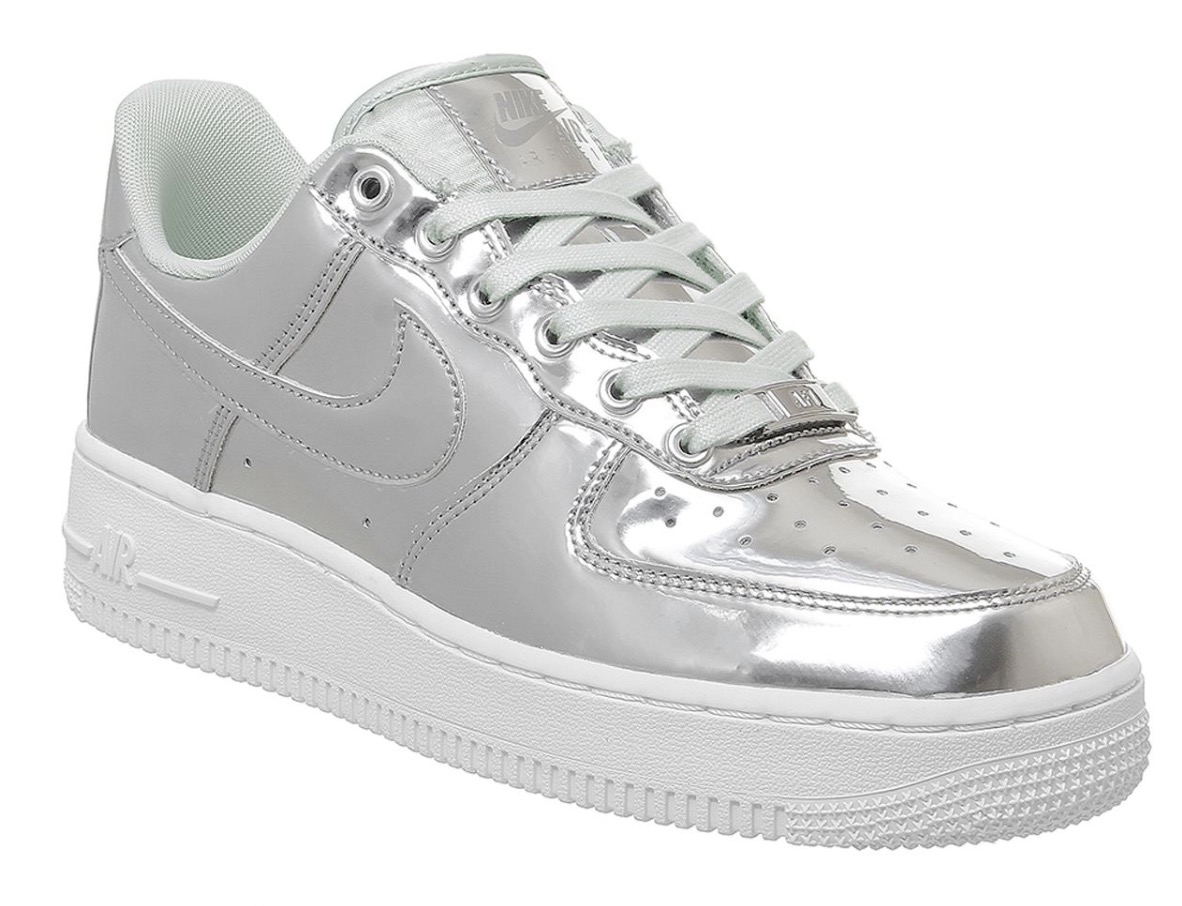 ike Air Force 1 Metallic Silver