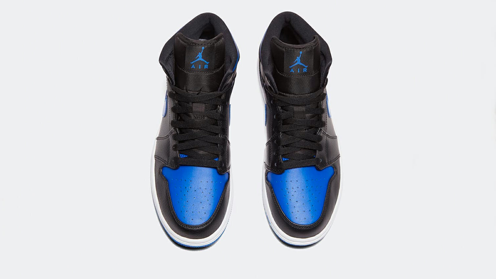 jordan 1 mid black blue