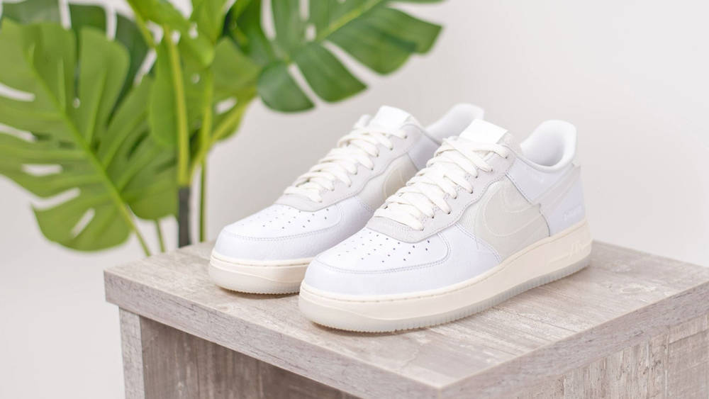 Here's Another Chance To Cop The Nike Air Force 1 Low DNA "White" nike air force 1 low dna white close up
