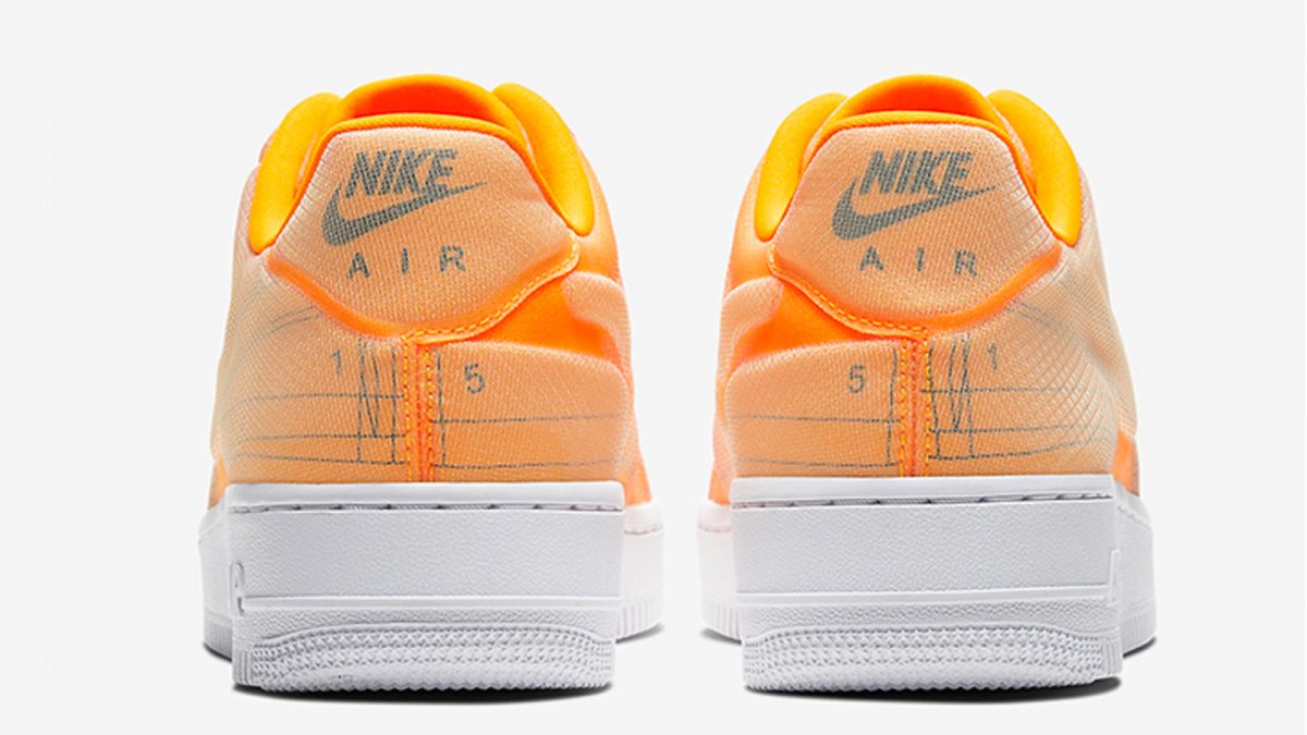 nike air force 1 orange sole
