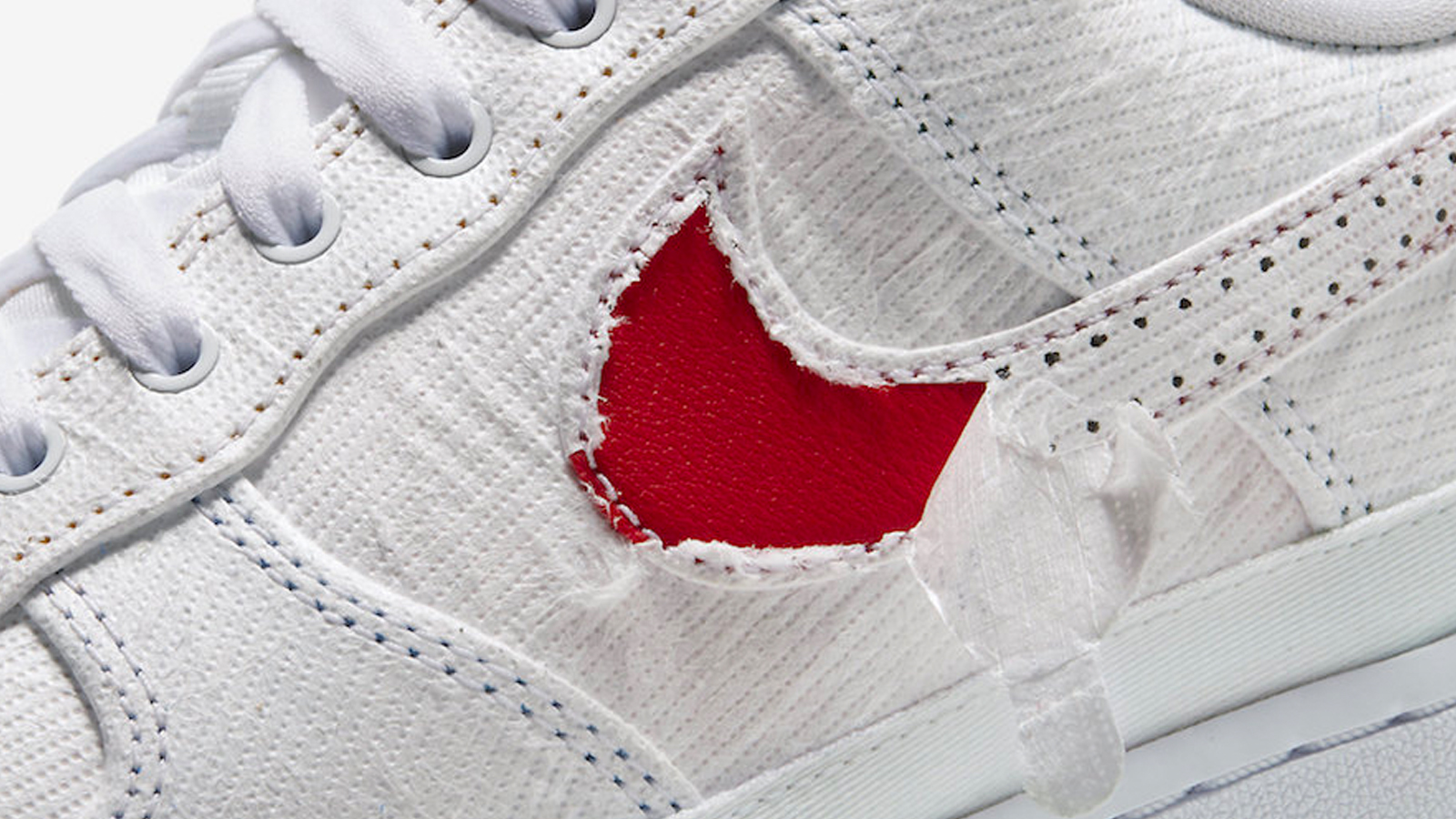 nike air force 1 swoosh tear top