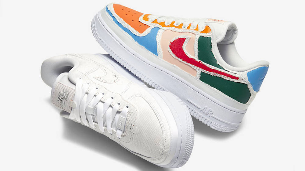 Image via Nike nike air force 1 tear upper