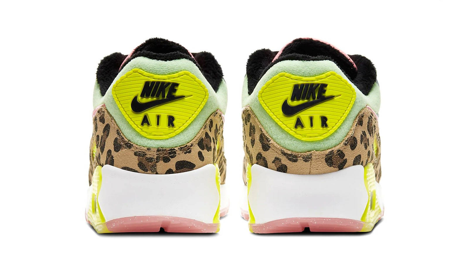 nike air max 90 lx leopard multi heel