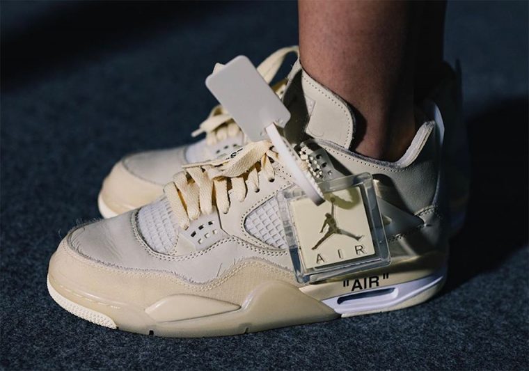 cream jordan 4's