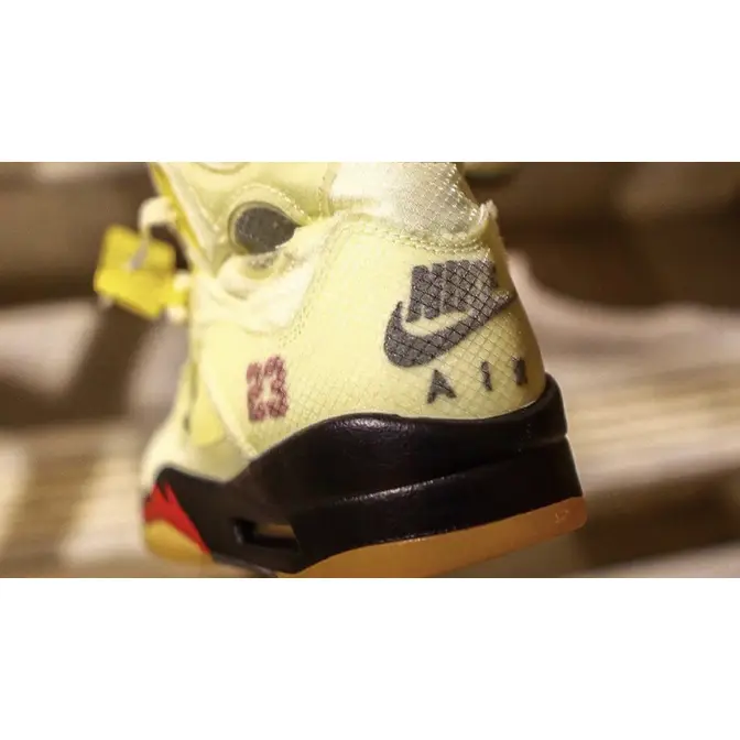 Air Jordan 5 x Off-White™️ 'Sail' Release Date. Nike SNKRS ID