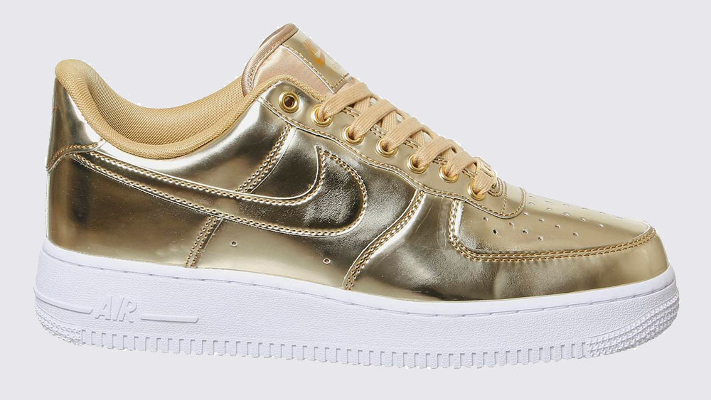 _0003_Nike Air Force 1 Metallic Gold