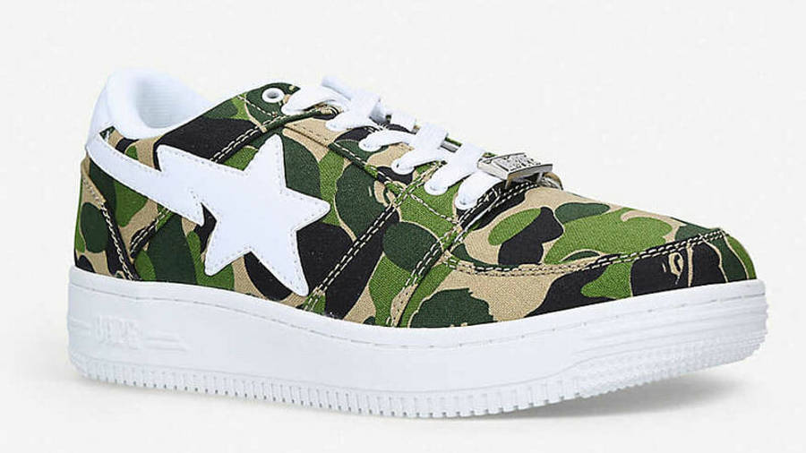 camo bape shoes